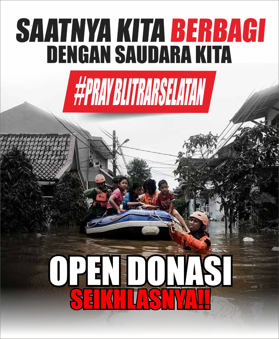 Donasi Korban Banjir Blitar